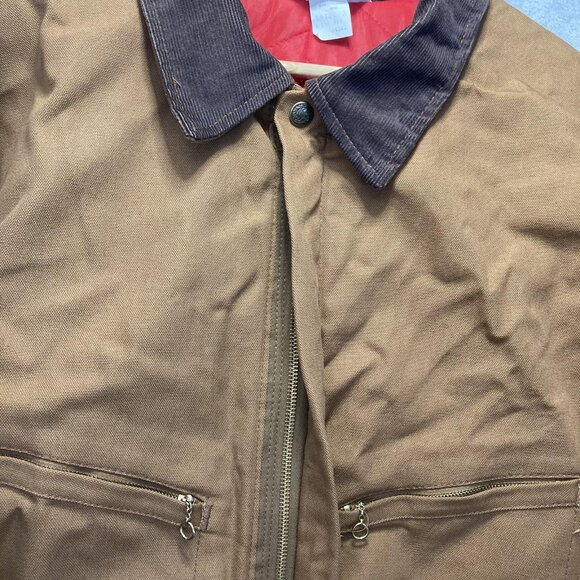 Vintage Key Imperial Canvas Duck Coveralls Mens XL Brown Insulated Quilted USA - Picture 13 of 16